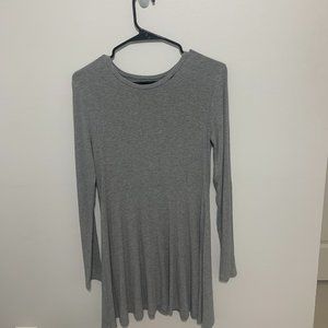 Gray Sweater Pleated